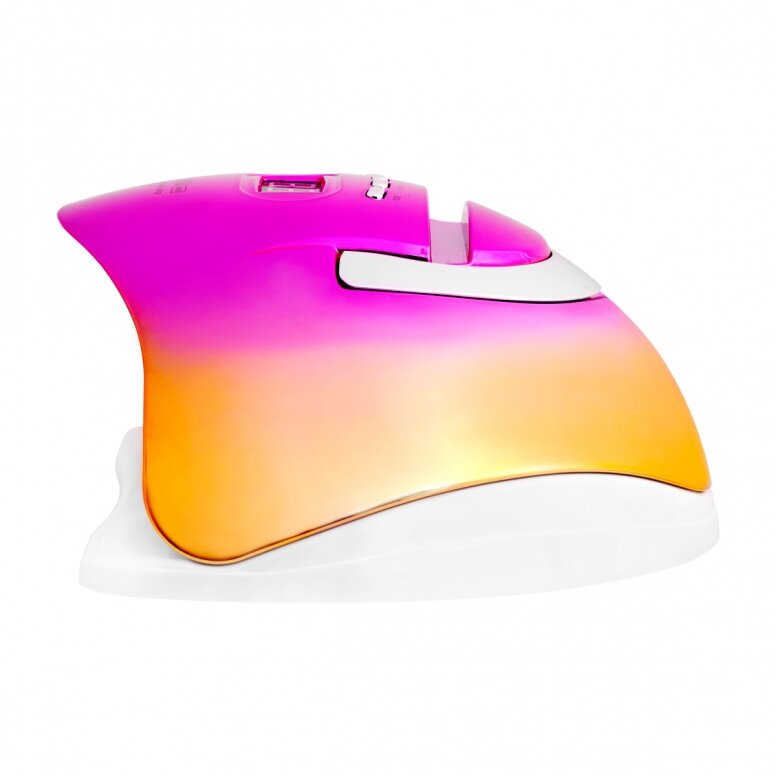 Profesionali UV/LED lampe GLOW F2 RC 220W, fuchsia og gull farge