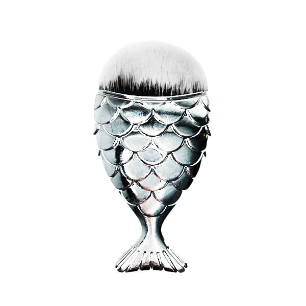 Støv kost FISK silver, 1 stk