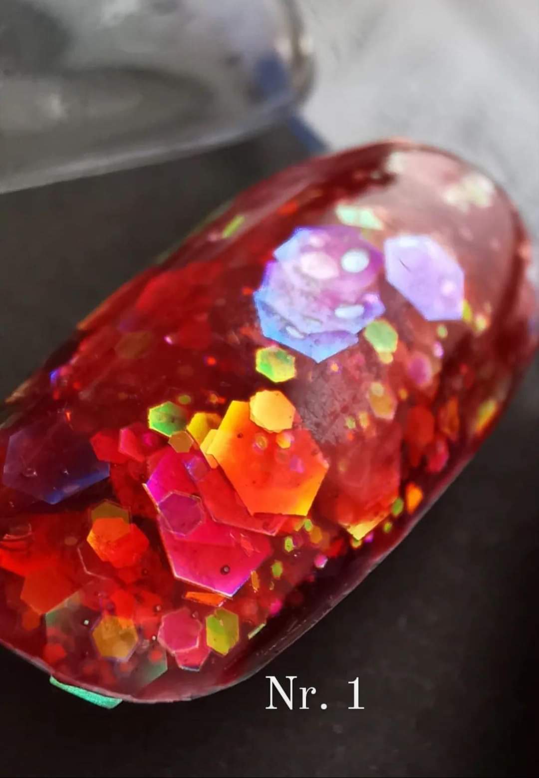 Glitter gel ''Galactic'' 01, 8 ml