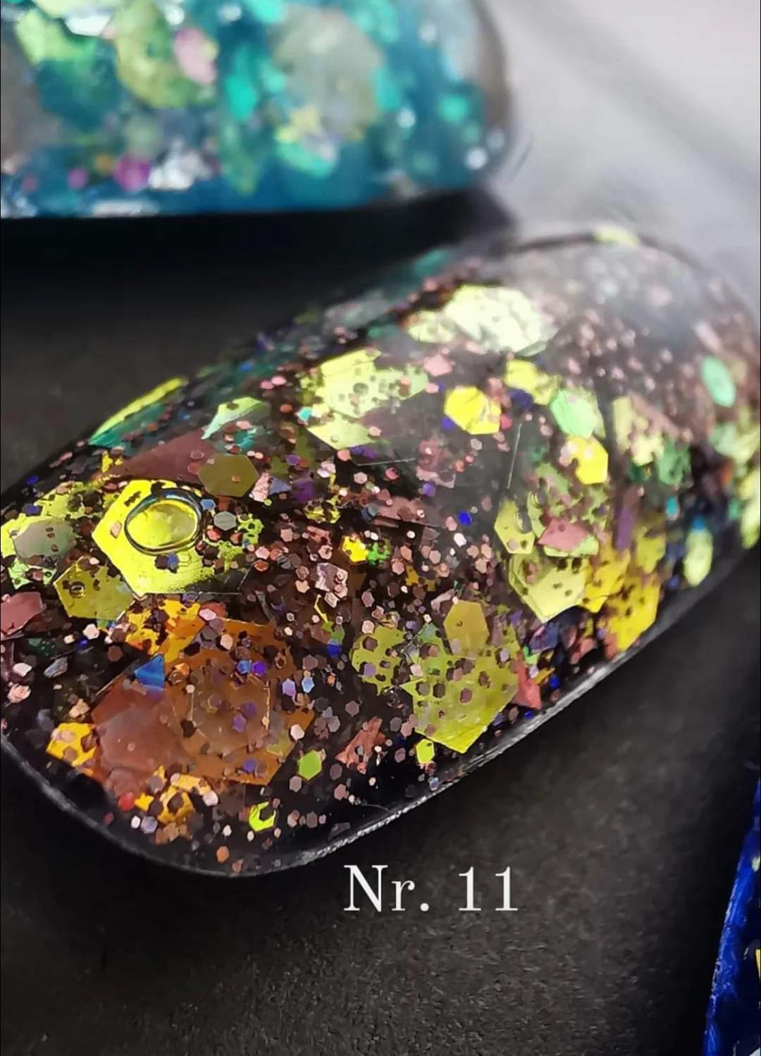 Glitter gel ''Galactic'' 11, 8 ml