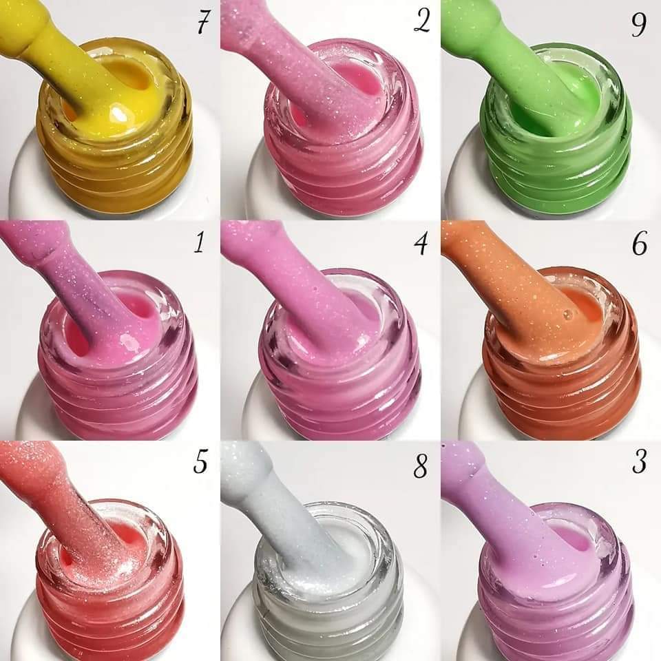 MINI „Shimmer glass“ gellakk NR. 7, 6 ml