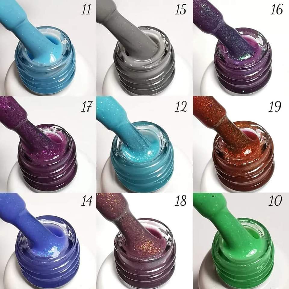 MINI „Shimmer glass“ gellakk NR. 17, 6 ml