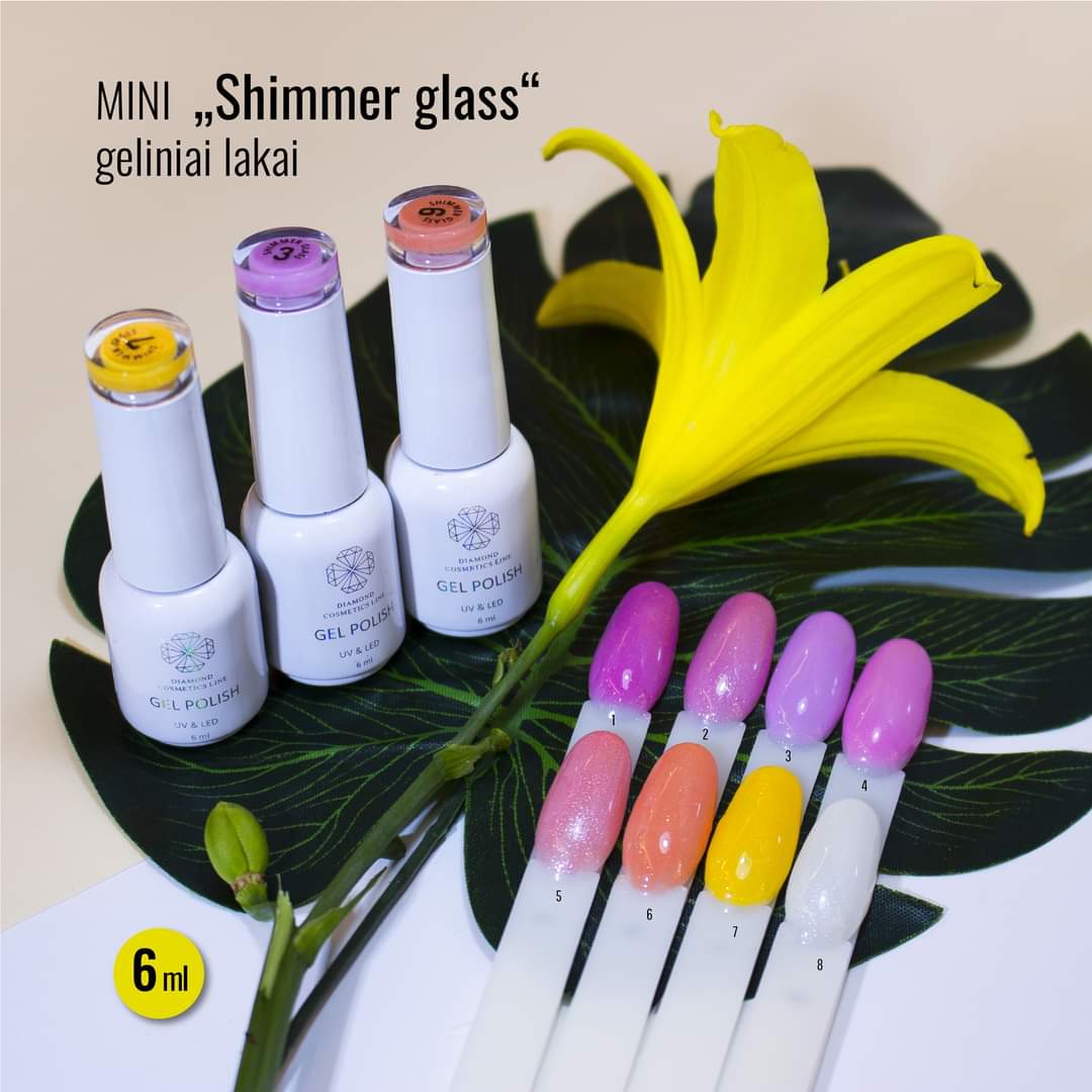 MINI „Shimmer glass“ gellakk NR. 7, 6 ml