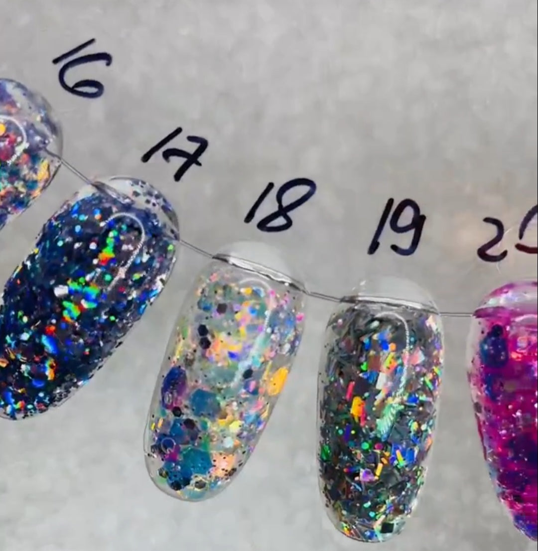 Glitter gel ''Galactic'' 18, 8 ml