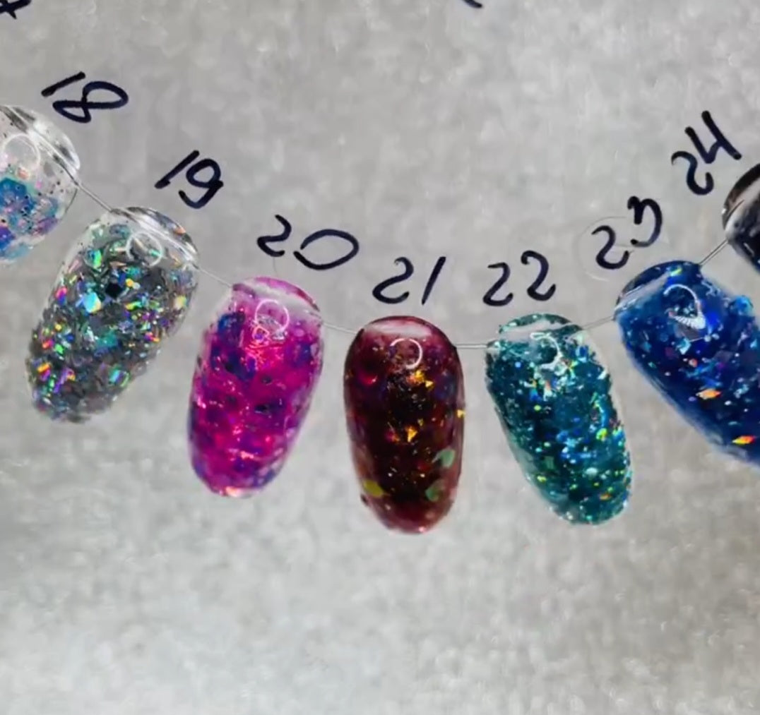 Glitter gel ''Galactic'' 20, 8 ml