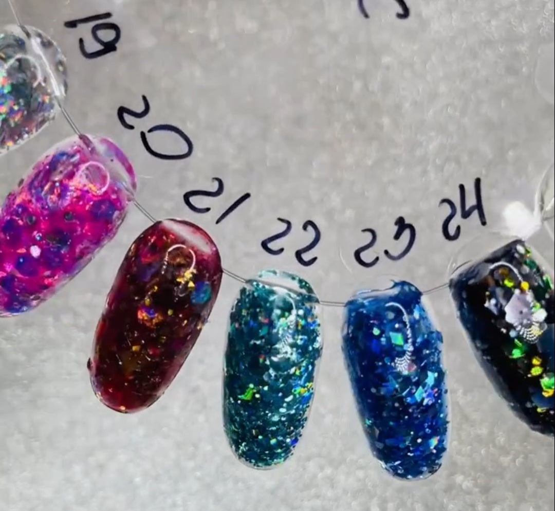 Glitter gel ''Galactic'' 21, 8 ml