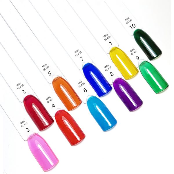 MINI ¨glass¨ vitrage gellakk Nr 10, 6 ml GRØNN