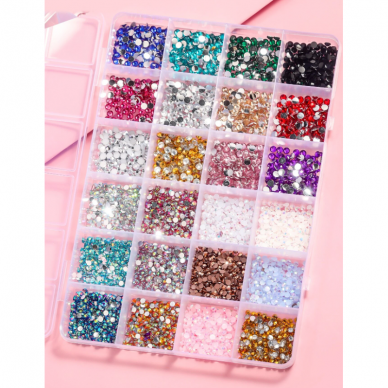 Crystaler forskjellige farger BIG MIX
