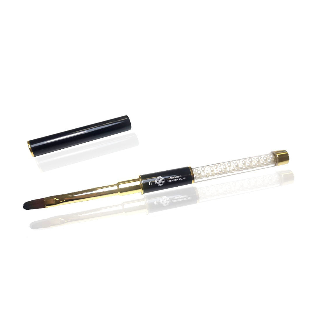 Diamondline syntetisk pensel med lokk, Nr 6 (style 2)