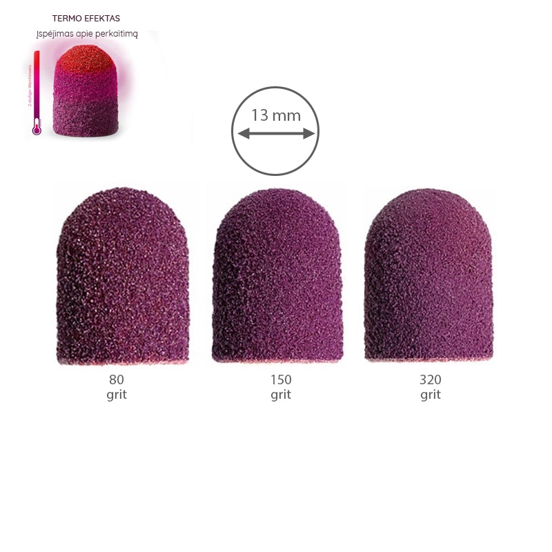 Profesjonelle LUKAS SK THERMO sliphettene 13 mm (10 stk.)