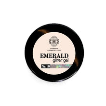 Load image into Gallery viewer, Glitter gel „EMERALD“ Nr.10 5 ml
