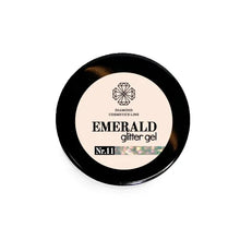 Load image into Gallery viewer, Glitter gel „EMERALD“ Nr.11 5 ml
