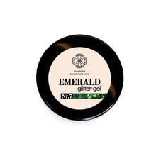 Load image into Gallery viewer, Glitter gel „EMERALD“ Nr.7 5 ml
