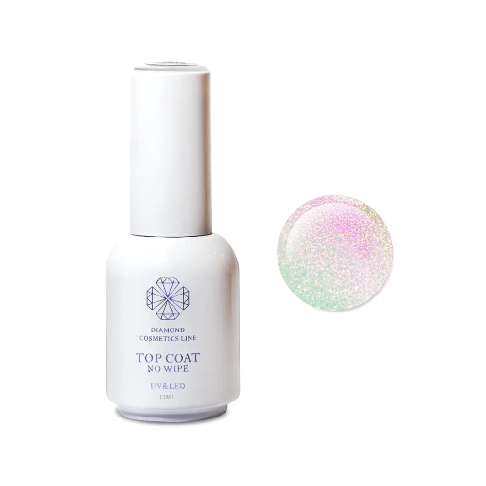 „Pink shimmer top coat“, 15 ml