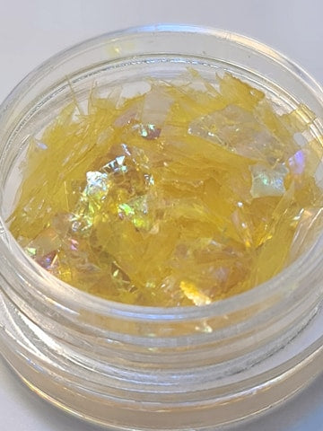 Knust glass glitter, flere farger 1 stk