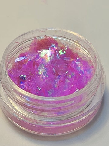 Knust glass glitter, flere farger 1 stk
