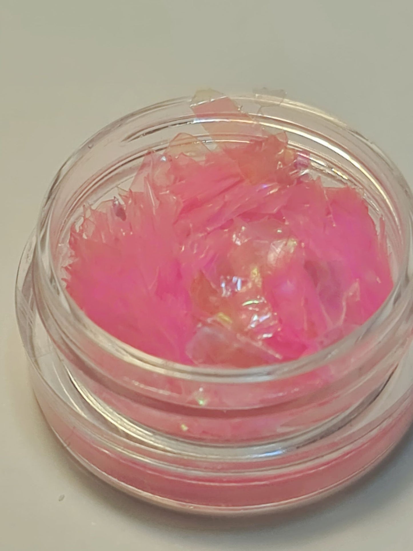 Knust glass glitter, flere farger 1 stk