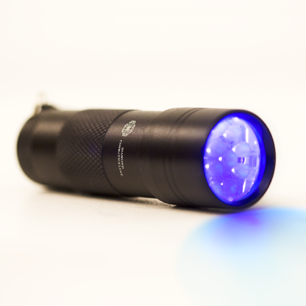 UV/LED Lykt lampe 3W, black