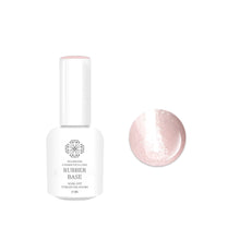 Load image into Gallery viewer, Soak-off Rubberbase LIGHT PINK SHIMMER SILVER, 15 ml
