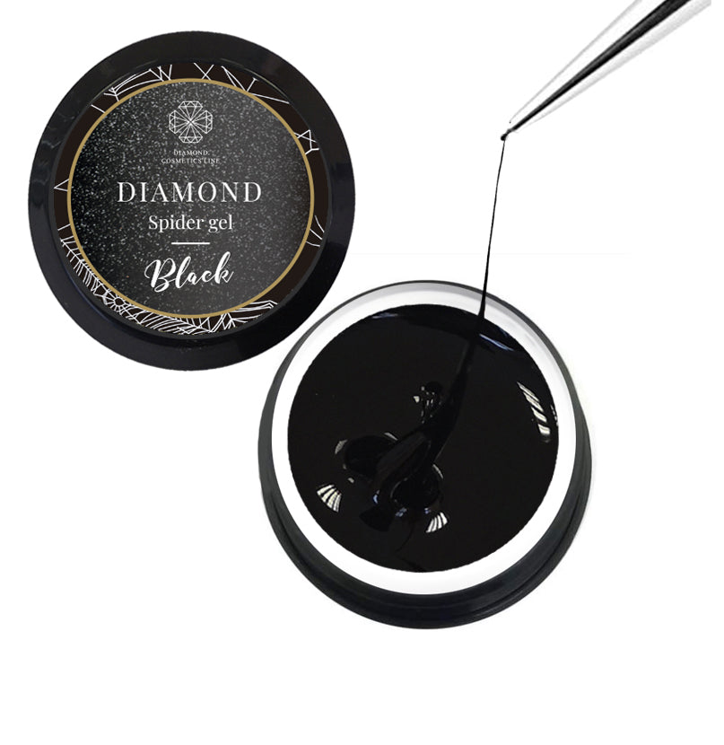 Diamondline Spider gel Black, 5 ml