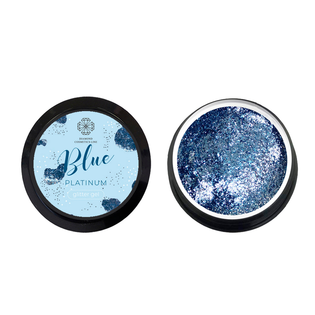 DIAMONDLINE Glitter gel, BLUE,5ml