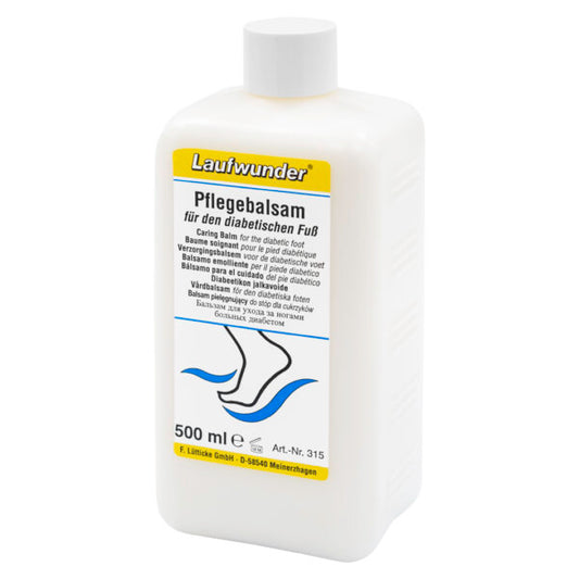 Laufwunder Pflegebalsam,balm for diabetes føtter 500 ml