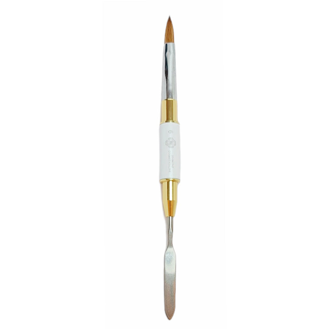 Diamondline naturlig hår pensel med spaltel, Nr 6, 1 stk (style 7)