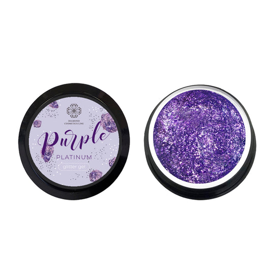 DIAMONDLINE Glitter Gel, PURPLE, 5ml