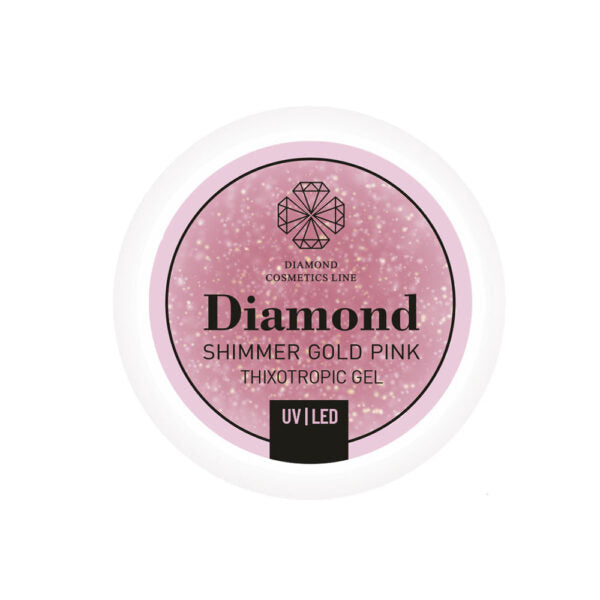 UV/LED Shimmer Gold Pink Thixotropic Gel 30ml/ 50 ml